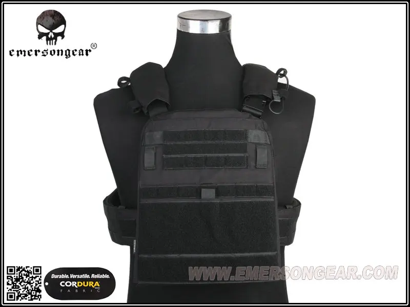 Emersongear-адаптивный жилет для страйкбола черная ткань AVS тяжелая версия EM7397