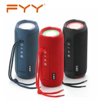 fyy tg227 light wireless speaker bluetooth compatible wireless bass column computer sound box radio usb subwoofer speakers
