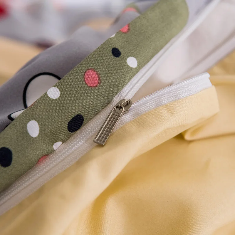 Набор постельного белья Aggcual с 3D-печатью карикатурных динозавров для детей, односпальный/двуспальный, с милым детским покрывалом в стиле Kawaii домашнего текстиля высокого качества.