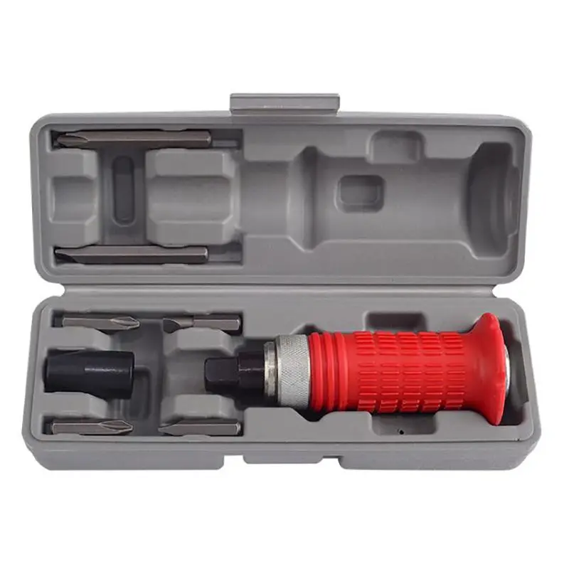 

Набор ударных отверток с нескользящей ручкой, комплект из 7 предметов