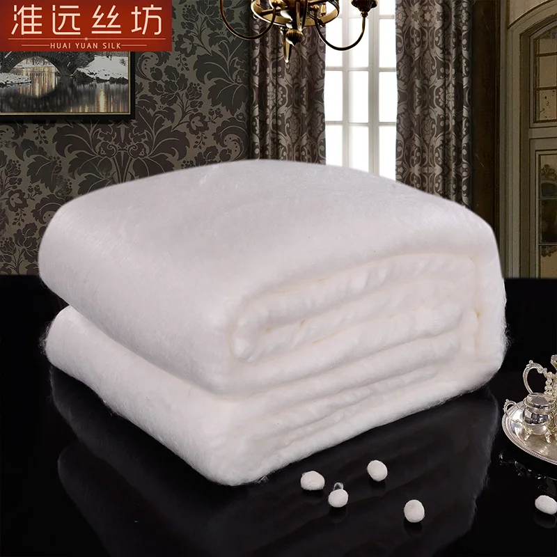 Шелковые двойные одеяла ручной работы осеннее и зимнее одеяло 100% оголенное