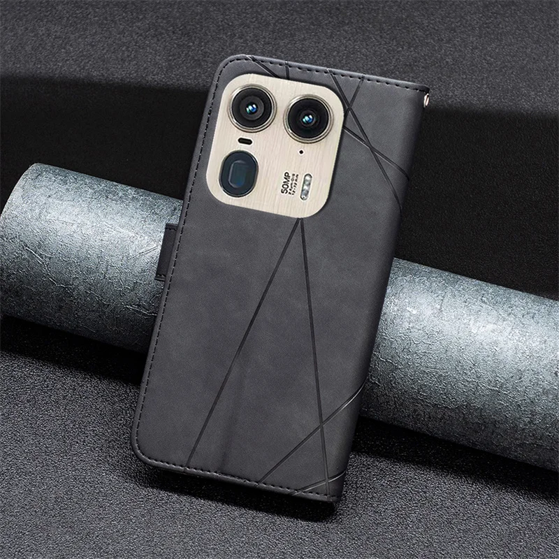 Flip Leather Wallet Cover For Samsung Galaxy A36 A16 A54 A546V A34 A14 A24 A06 M14 M34 5G Geometric Phone Bag Protect Case Funda