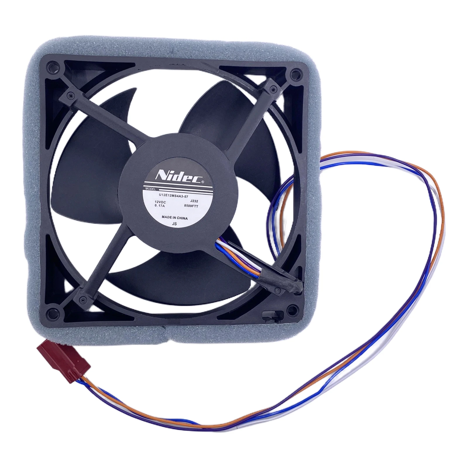 

U12E12MS4A3-57 DC12V 0,17A запасные части, совместимые с Hi tachi, двигатель вентилятора холодильника, двигатель вентилятора холодильника