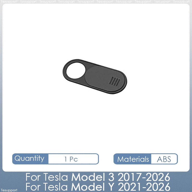 

Аксессуары для Tesla Model Y Juniper 2025-2026, защита конфиденциальности, крышка камеры, блокировка слайдов для веб-камеры для Tesla Model 3 2017-2026