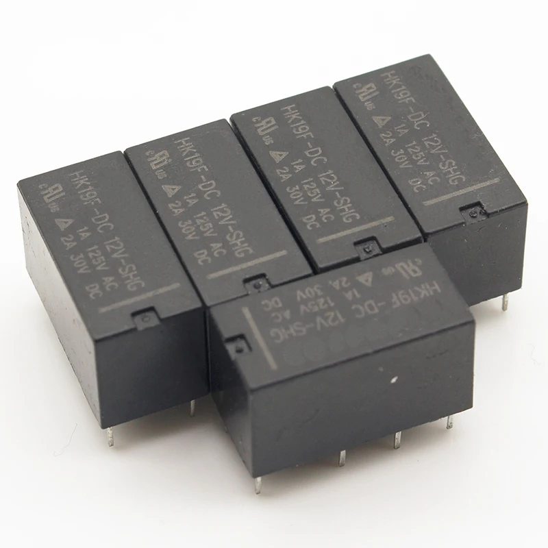 5 шт. релейная лампа Φ HK19F 5V 12V 24V