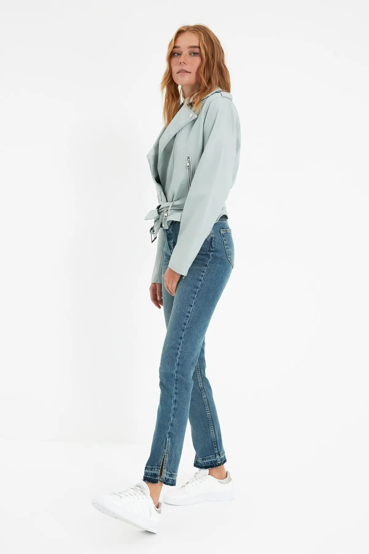 

Trendyol Pettitoes Tassels High Waist Bootcut Jeans TWOAW22JE0403