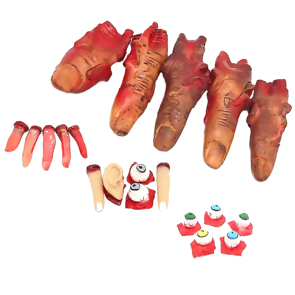 

20 PCS Halloween Trick Props Decorative Supplies Artificial Human Organs Decoration Decorations Make Simulation