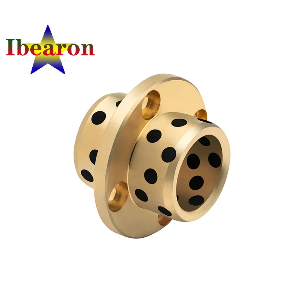 Круглый фланцевый линейный подшипник LMFC8L среднего типа графитовый Медный рукав