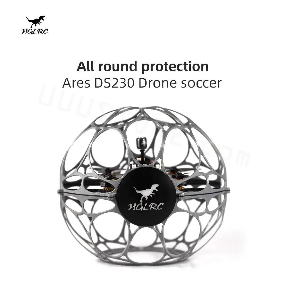 

HGLRC DS230 Drone Soccer FPV Analog version Zeus Nano 350mW VTX Caddx Ant Eco Camera1404 motor RC Quadcopter