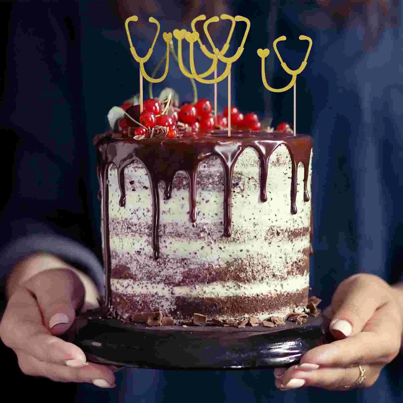 24 шт. стетоскоп для торта бумажные стаканчики декор кексов украшения вечеринки