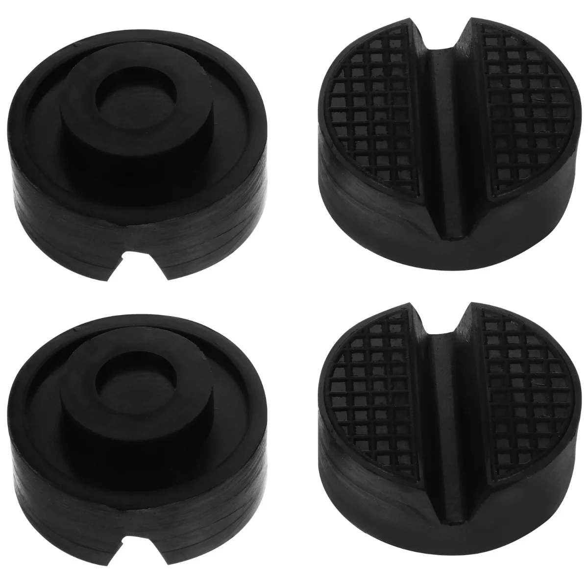 

4 pcs Jack Stand Pads Extra Heavy Duty Rubber Pads Universal Jack Rubber Pads