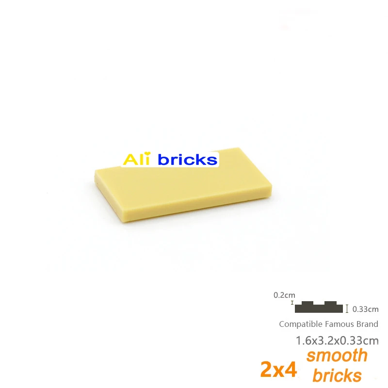 160 шт. MOC Brick Parts 87079 Плитка 2x4 con Groove совместимый Building Block particelle fai da te Assmble Kid Puzzle Toy regalo
