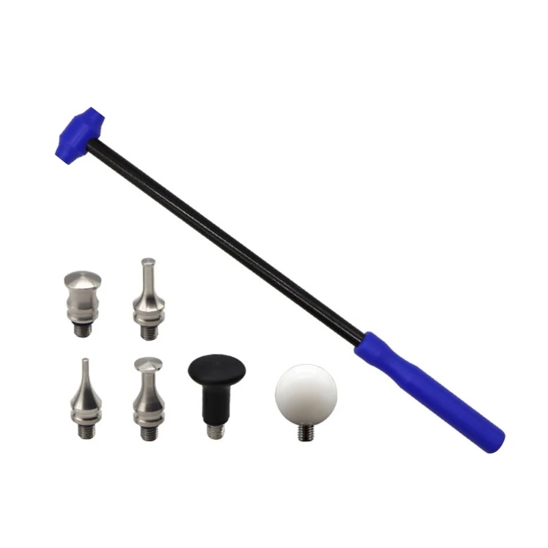 

Dent Tools Repair Tool Dent Tapper Hammer Removal Repair Hammer Tap Down Replacable 6 Heads-Maintenance-Parts