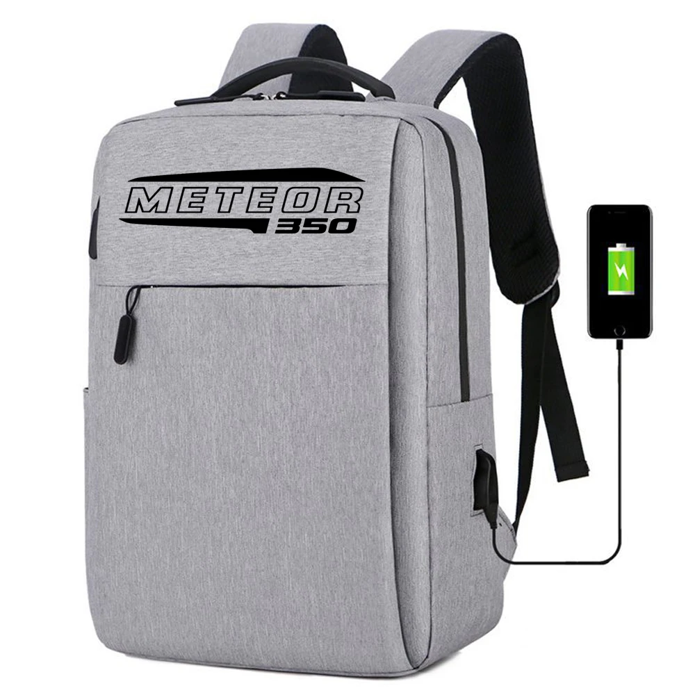 

FOR meteor 350 2020 2021 2022 2023 New Waterproof backpack with USB charging bag Men's business travel backpack