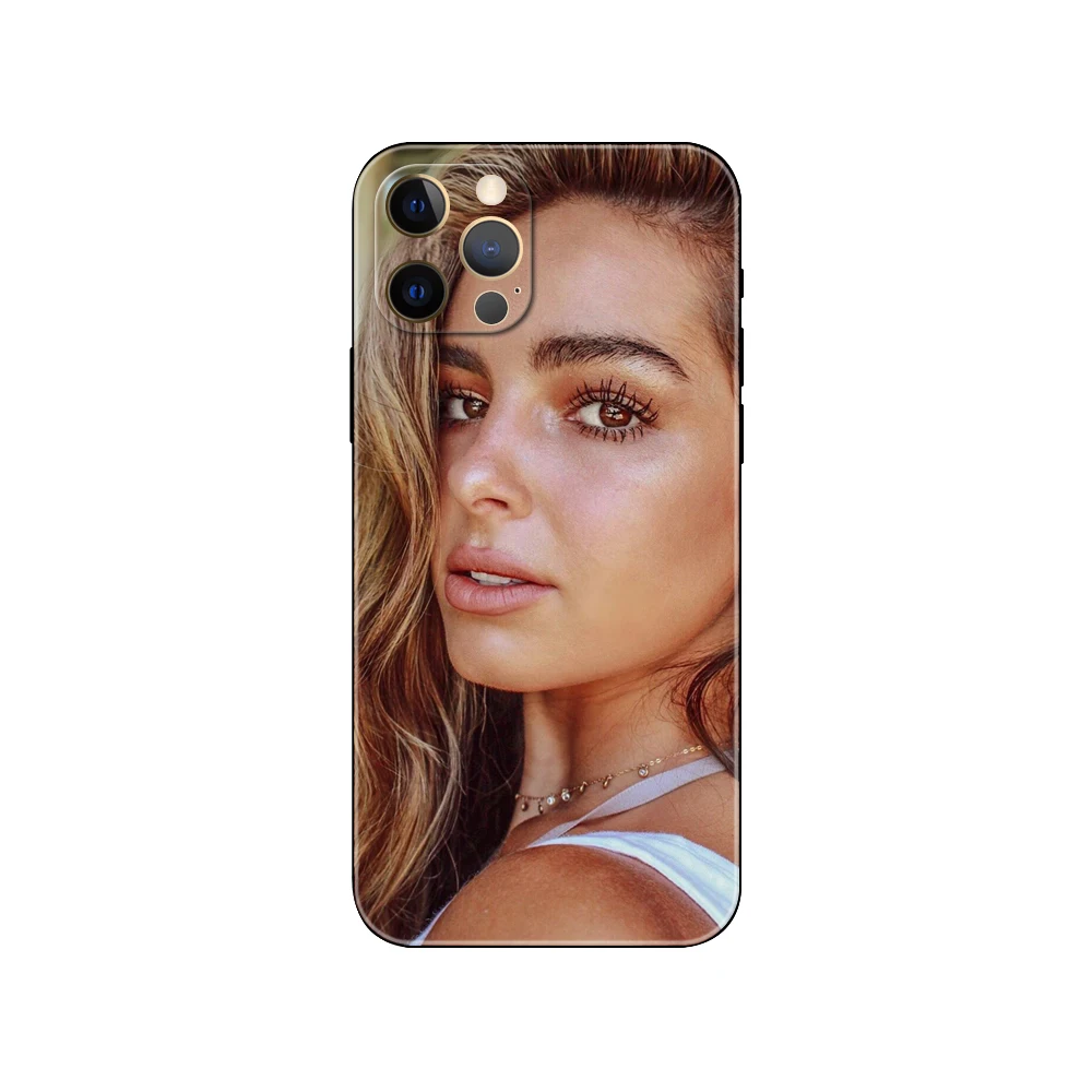 Чехол для телефона American IC girl iphone 5 2020se 6 6s 7 8 plus x 10 XR XS 11 12 13 mini pro MAX Черная задняя