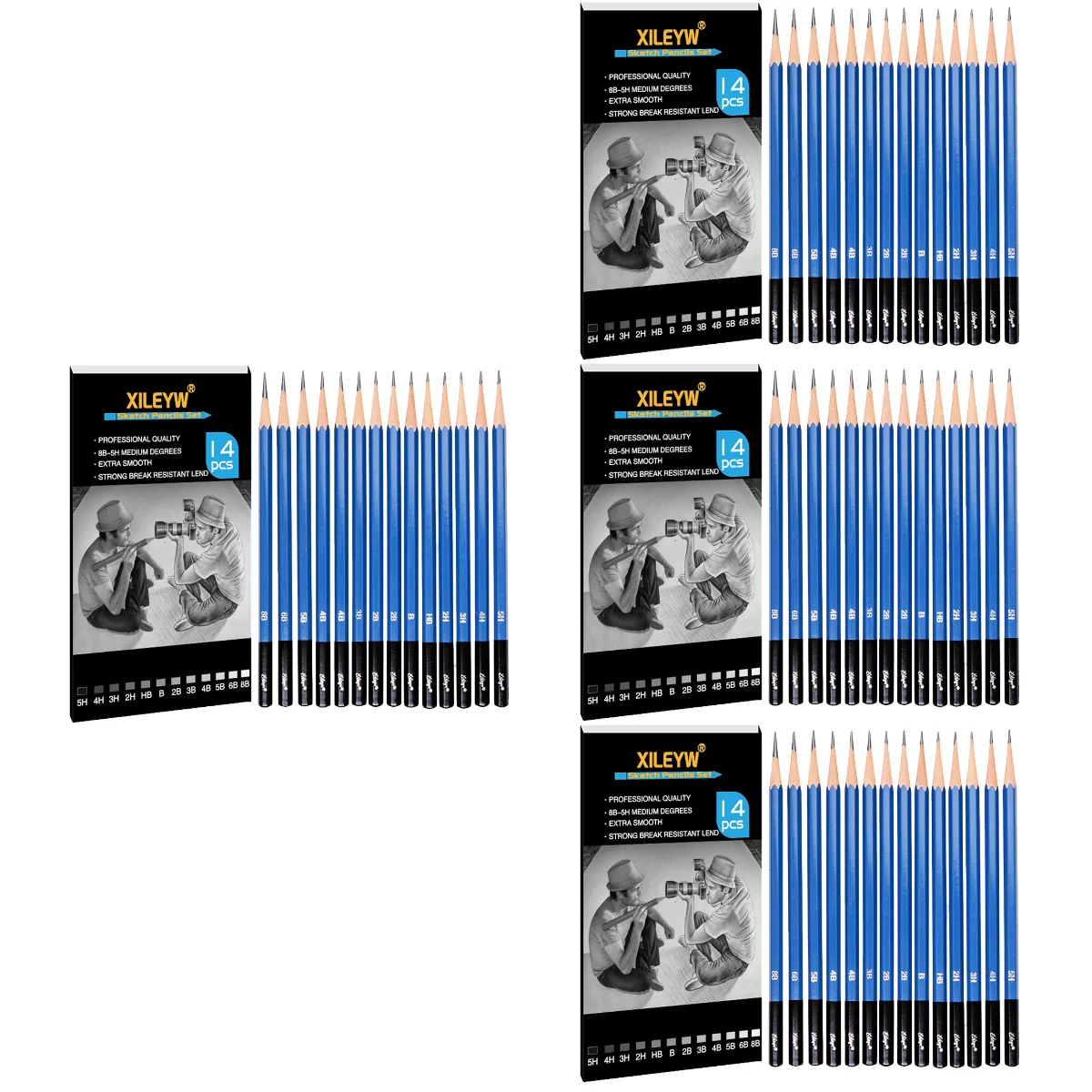 

56 Sketching Students Graphite Pencils Painting Pencils Craft Supplies