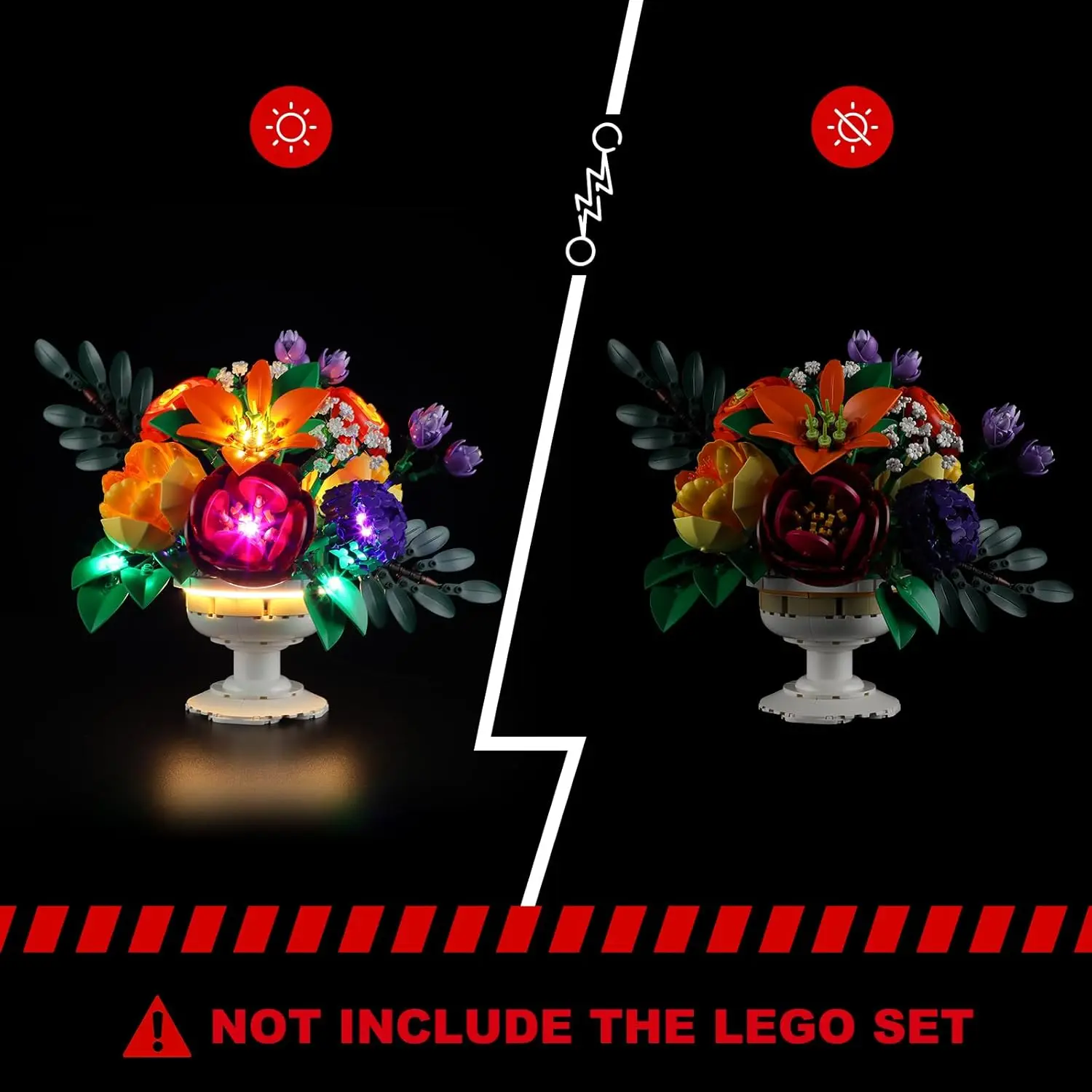 Светодиодный светильник HPROSPER 5 В (без модели) для LEGO 10345 декоративные светильники