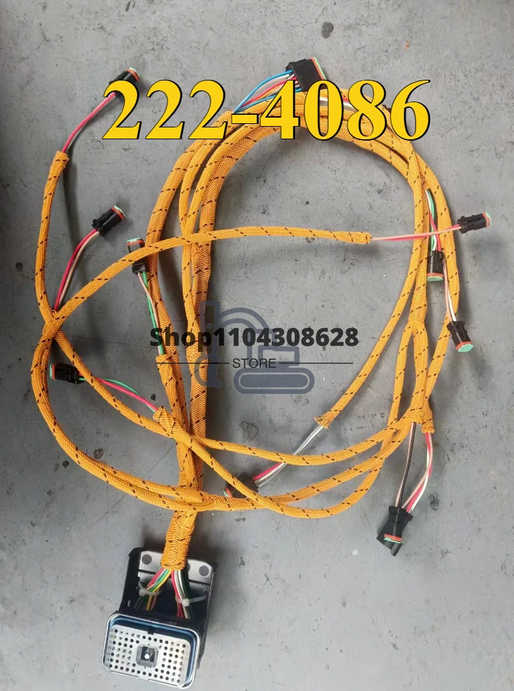 Фото Жгут проводов двигателя 222-4086 для 140H 143H 14H 160H 163H 16H 966G 950H 966H 814F 815F 816F 3196 3176C, новый №2
