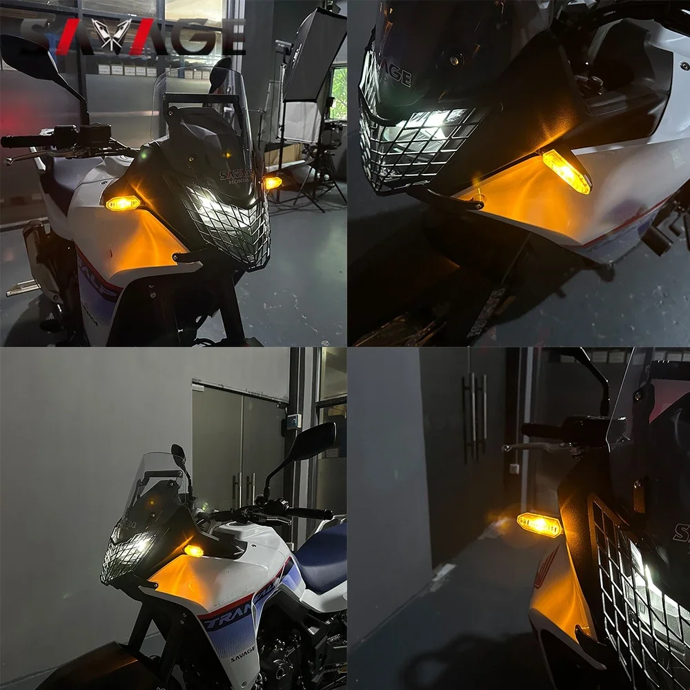 Для Honda XL750 Transalp 750 2023-2024 светодиодный указатель поворота мигалка DRL лампа NT1100 CRF1100L