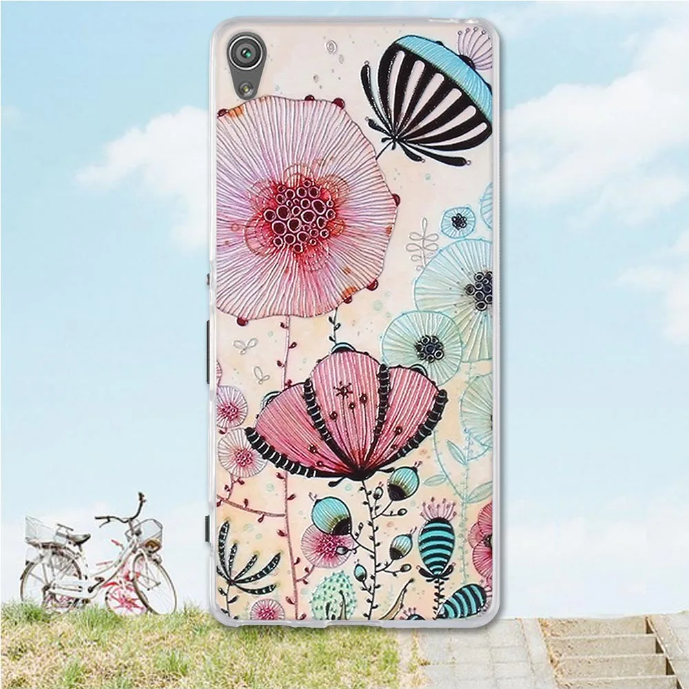 Мягкий силиконовый чехол из ТПУ для Sony Xperia XA F3111 F3113 F3115 модная крутая мягкая