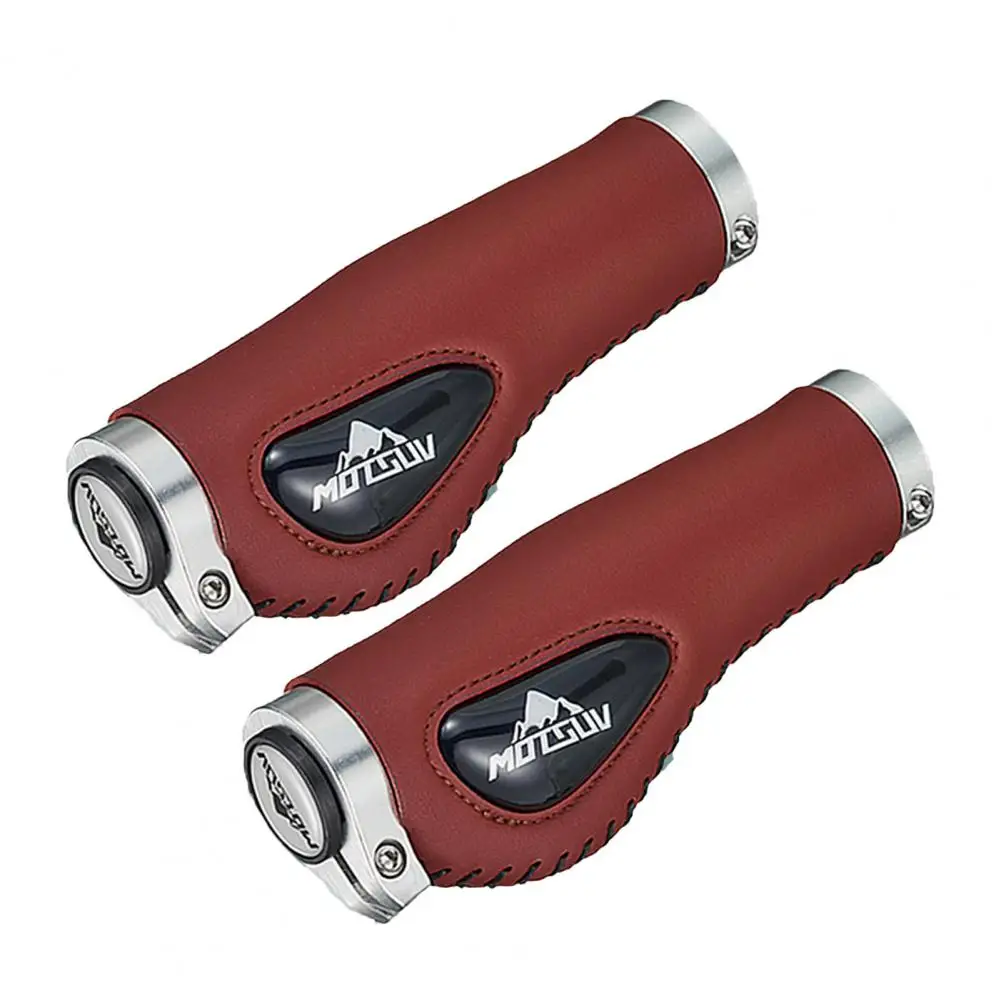 

Shockproof Microfiber Leather Good Toughness Bike Grips Bicycle Supplies