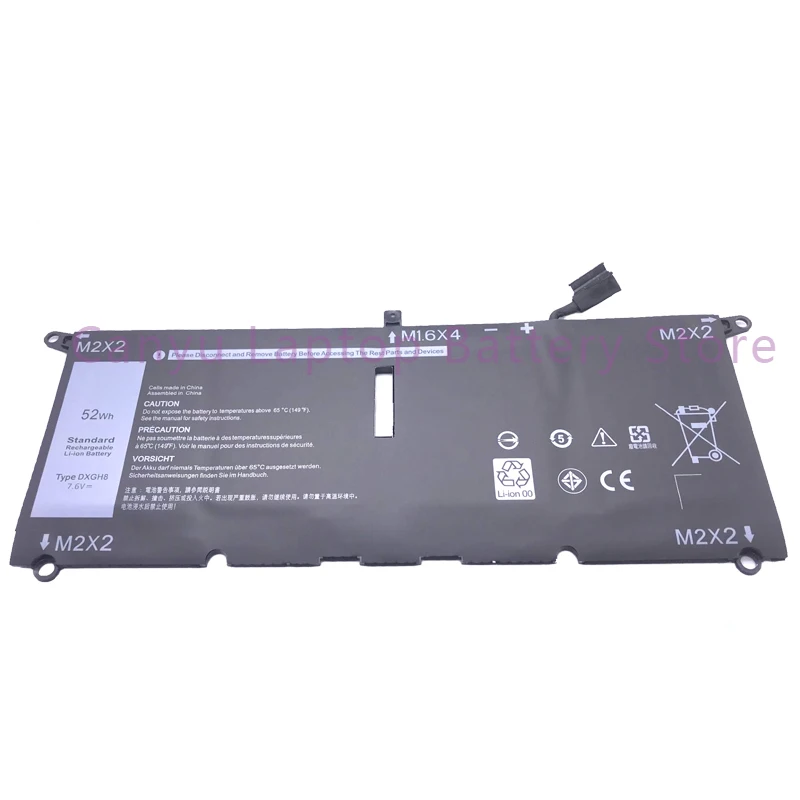 

New DXGH8 Laptop Battery For XPS 13 9370 2018 Series 9380 2019 H754V G8VCF 0H754V 13-9370-D1605G
