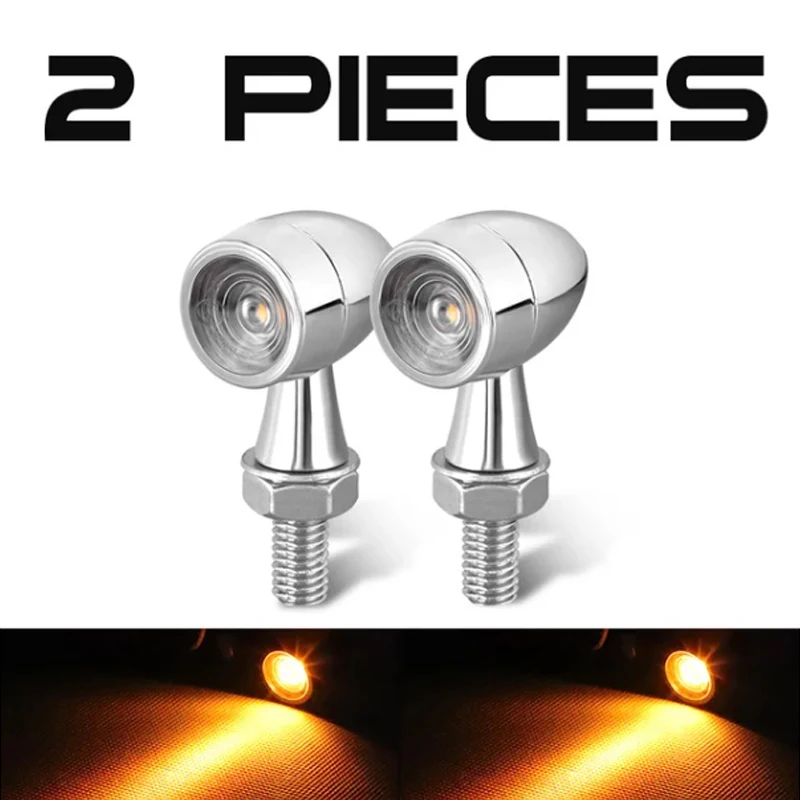 

Светодиодный указатель поворота для мотоцикла, Bullet Clignotant, мигалка для мотоцикла, мини-светодиодные указатели поворота, 12 В, 8 мм, индикатор для мотоцикла, мигалка