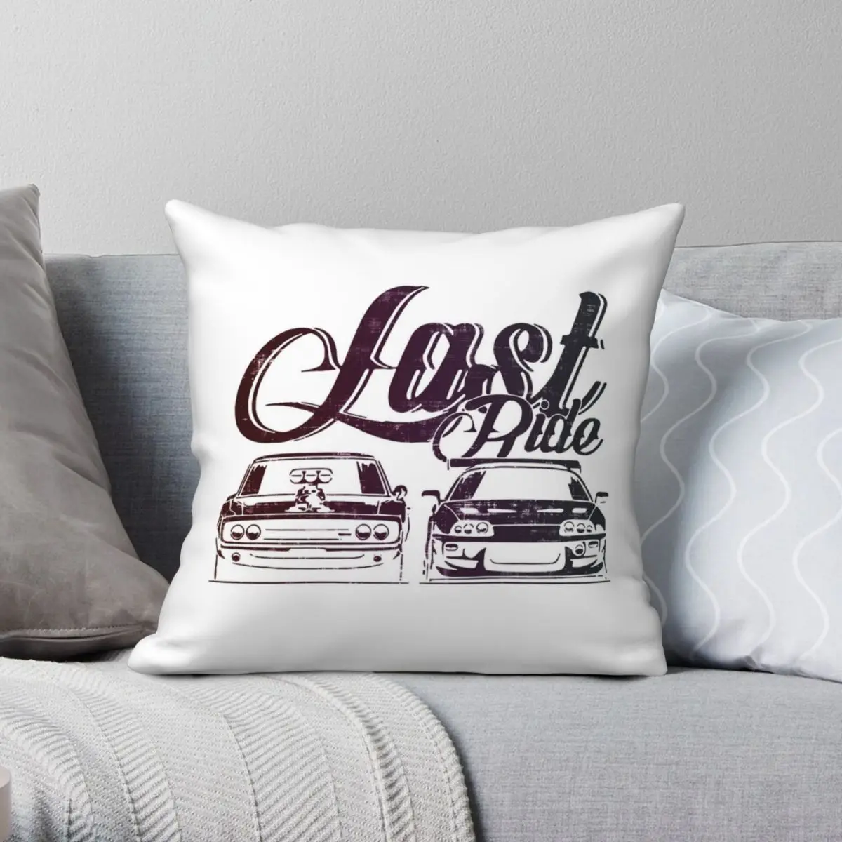 

Paul Walker Fast And Furious Square Pillowcase Polyester Linen Velvet Printed Zip Decorative Throw Pillow Case Car Cushion Cover