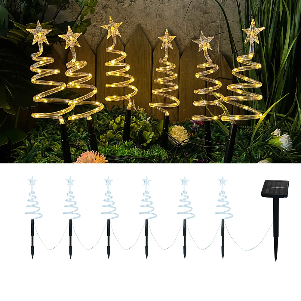 

Рождественский Декор Светильник гирлянда Солнечная Светодиодный светильник Открытый сад Рождественская елка украшения Рождественские лужайки лампы Navidad Natal огни
