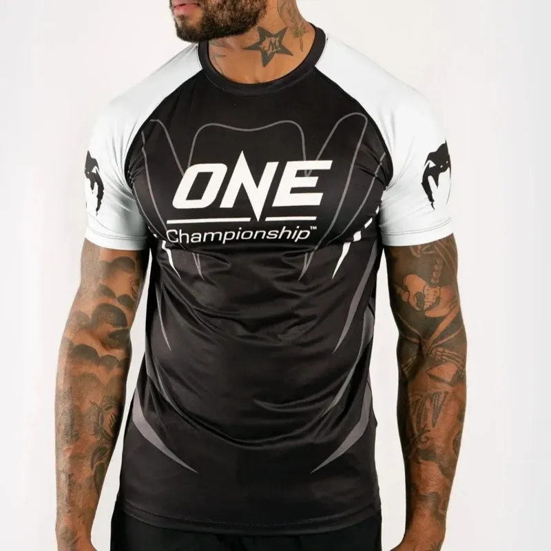 Летняя мужская футболка с 3D-принтом для фанатов единоборств ONE Championship, дышащая, с круглым вырезом, коротким рукавом, для мужчин и детей, повседневная (art.: 3920daaf2c588) - 3920daaf2c588