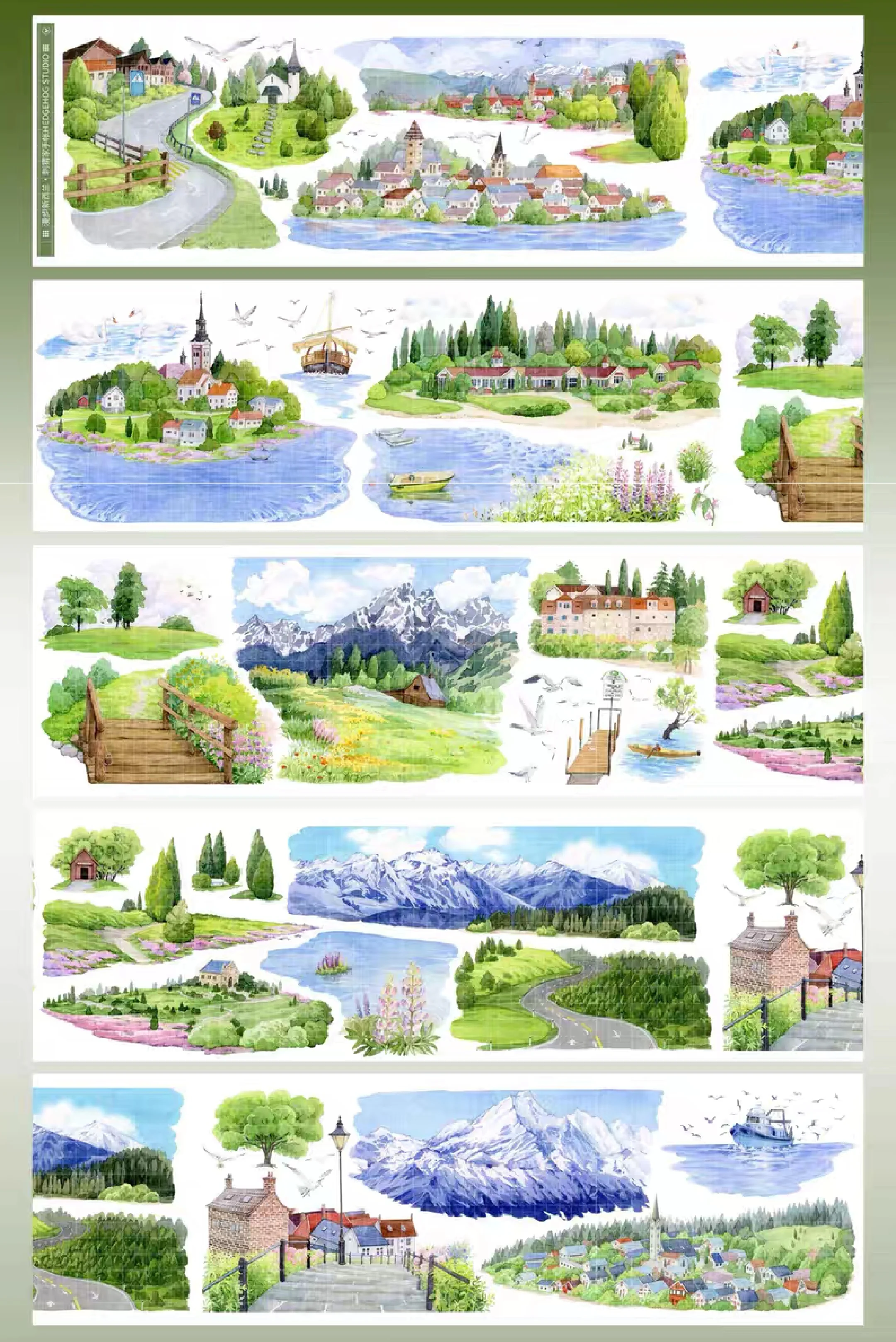 

Блестящая лента васи для декора