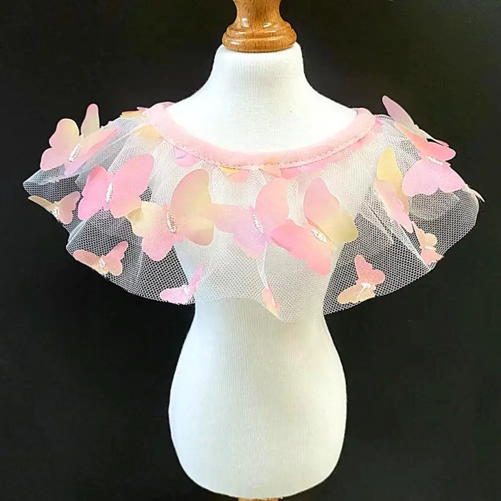 

Visual Experience Polyester Layout Props Butterfly Pet Bandana for Festival