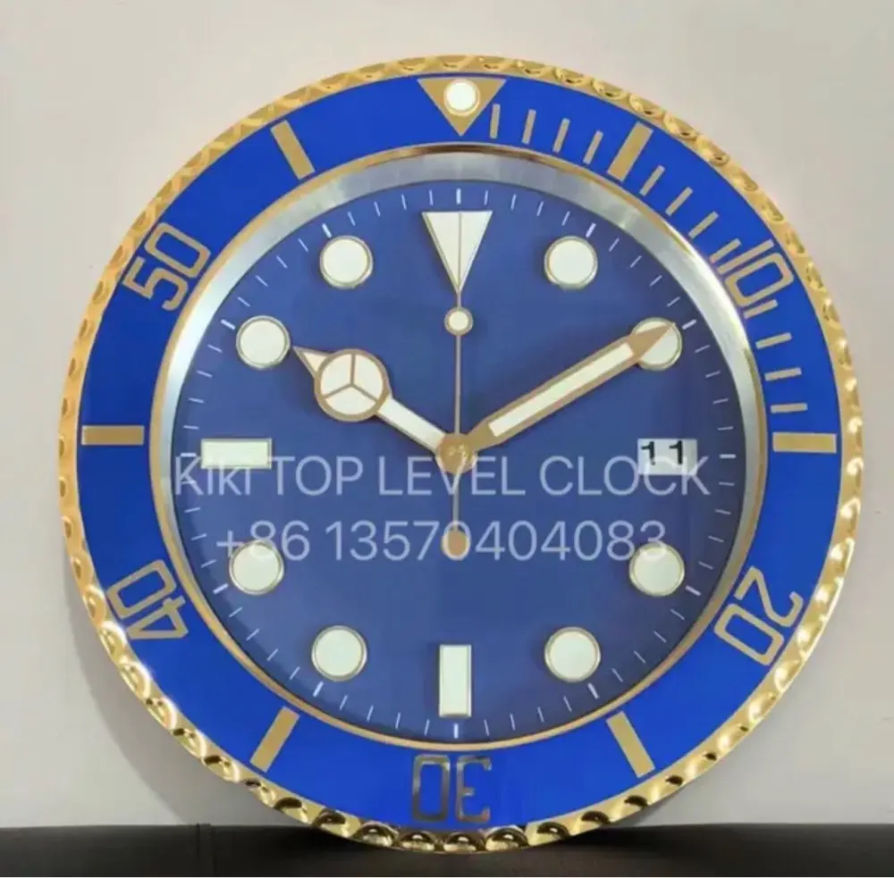 

Luxury Wall Clock Design Metal Art Large Cheap Digital Luminous Wall Watches Clock House Living Room Decoration