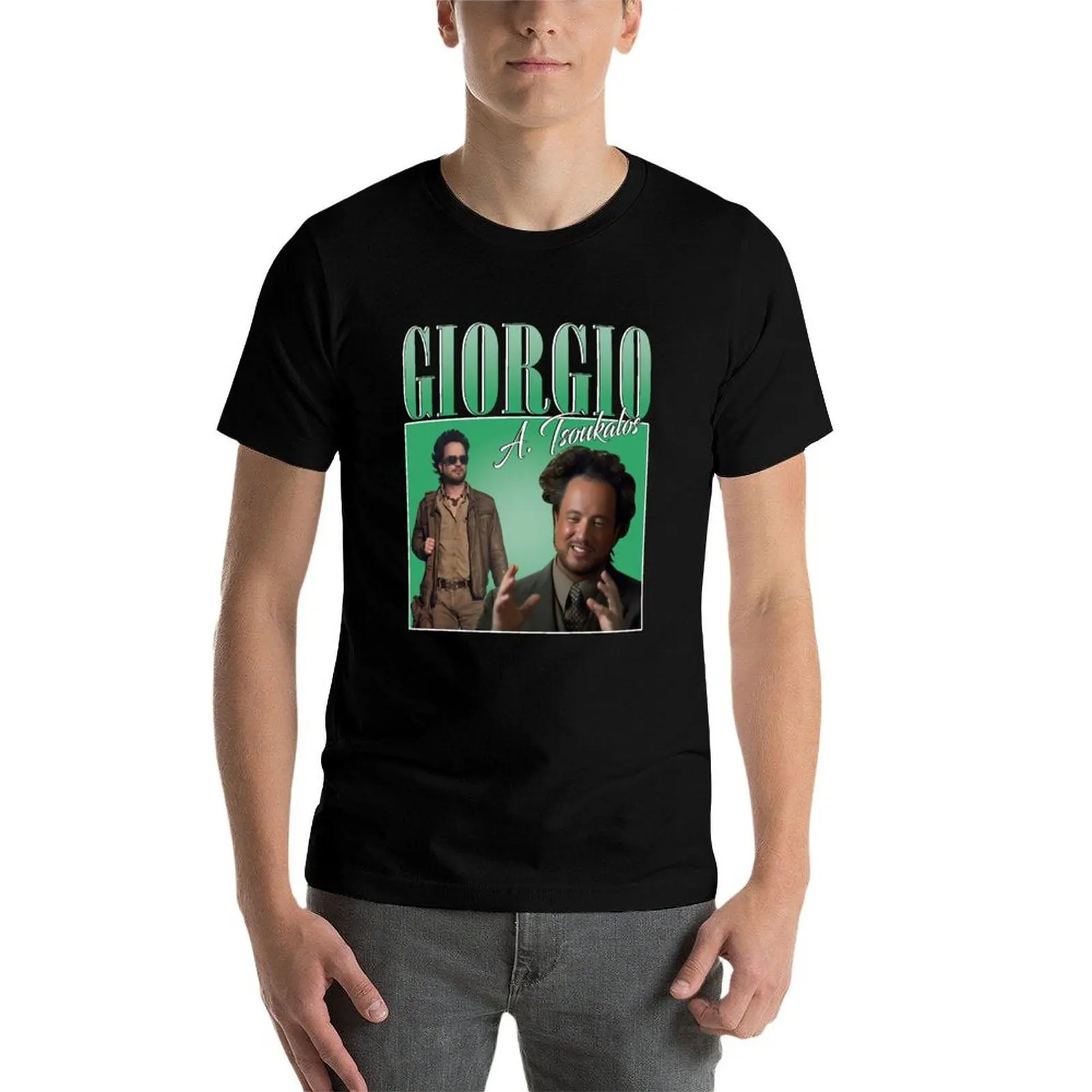 Фото Футболка Giorgio A. Tsoukalos Appreciation, ультрамягкая, дышащая, с хорошей воздухопроницаемостью №3
