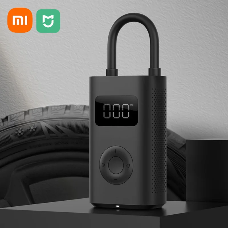 Оригинальный насос для шин Xiaomi Mijia 1S автомобильный воздушный компрессор
