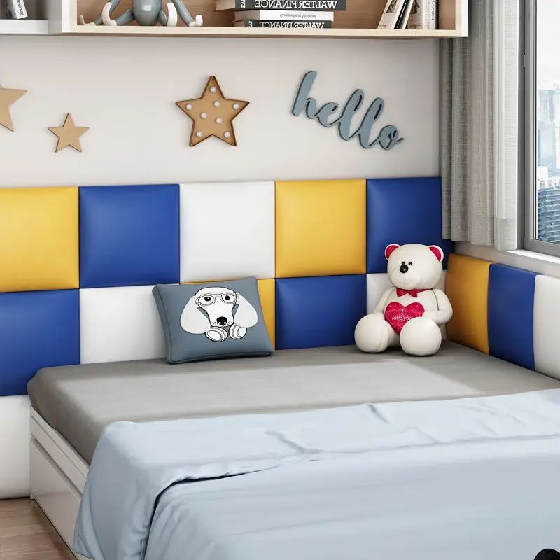

Soft bag children's anti -collision wall sticker bedside board soft bag background wall
