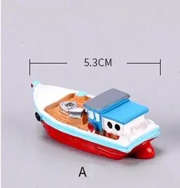 

Миниатюрная лодка Средиземного моря из полимера