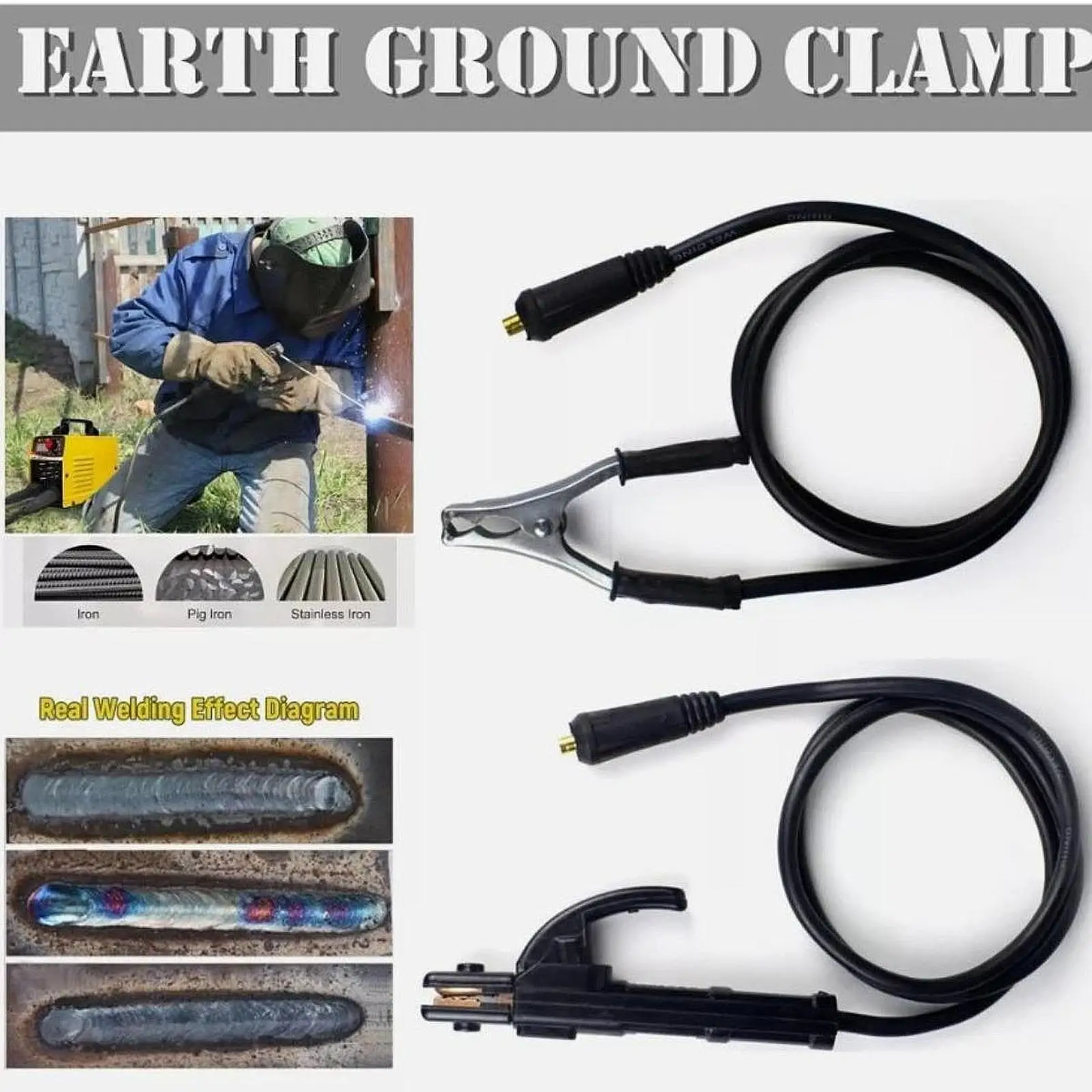 2 держателя сварочного электрода профессиональный держатель разъем 200А дуговой