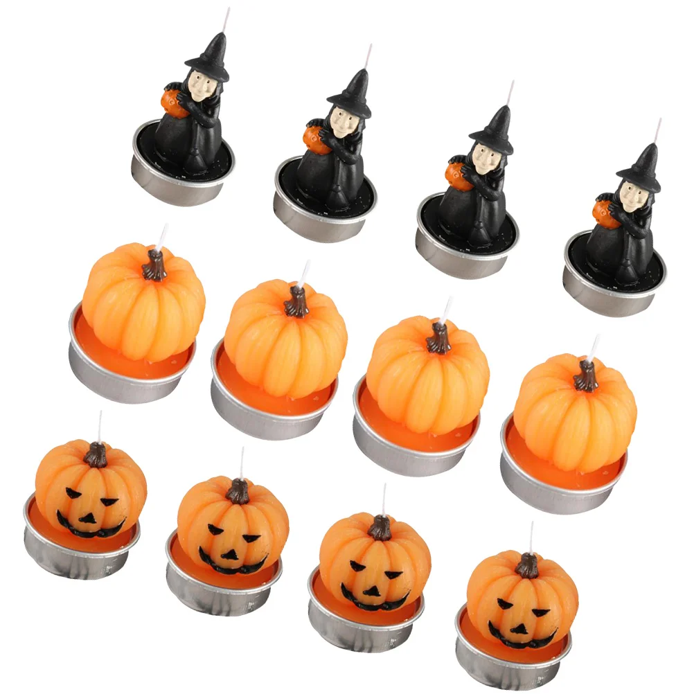 Bar Pumpkin Lantern Party Decor Paraffin Lighting Props Unique