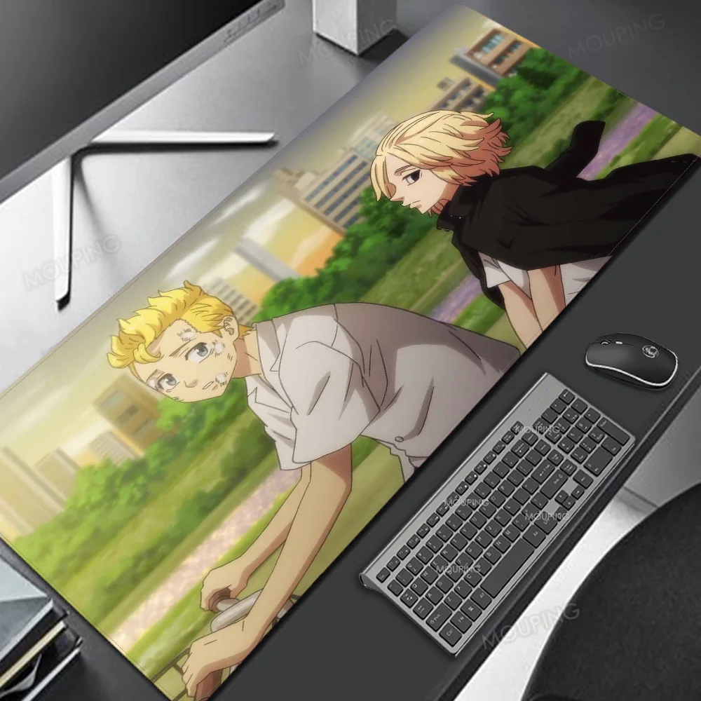 

Tokyo Revengers Anime Mouse Pad Desk Mat Mechanical Gaming Keyboard Pad with Its Print Laptop Big Art Work Office Accessory Xxl