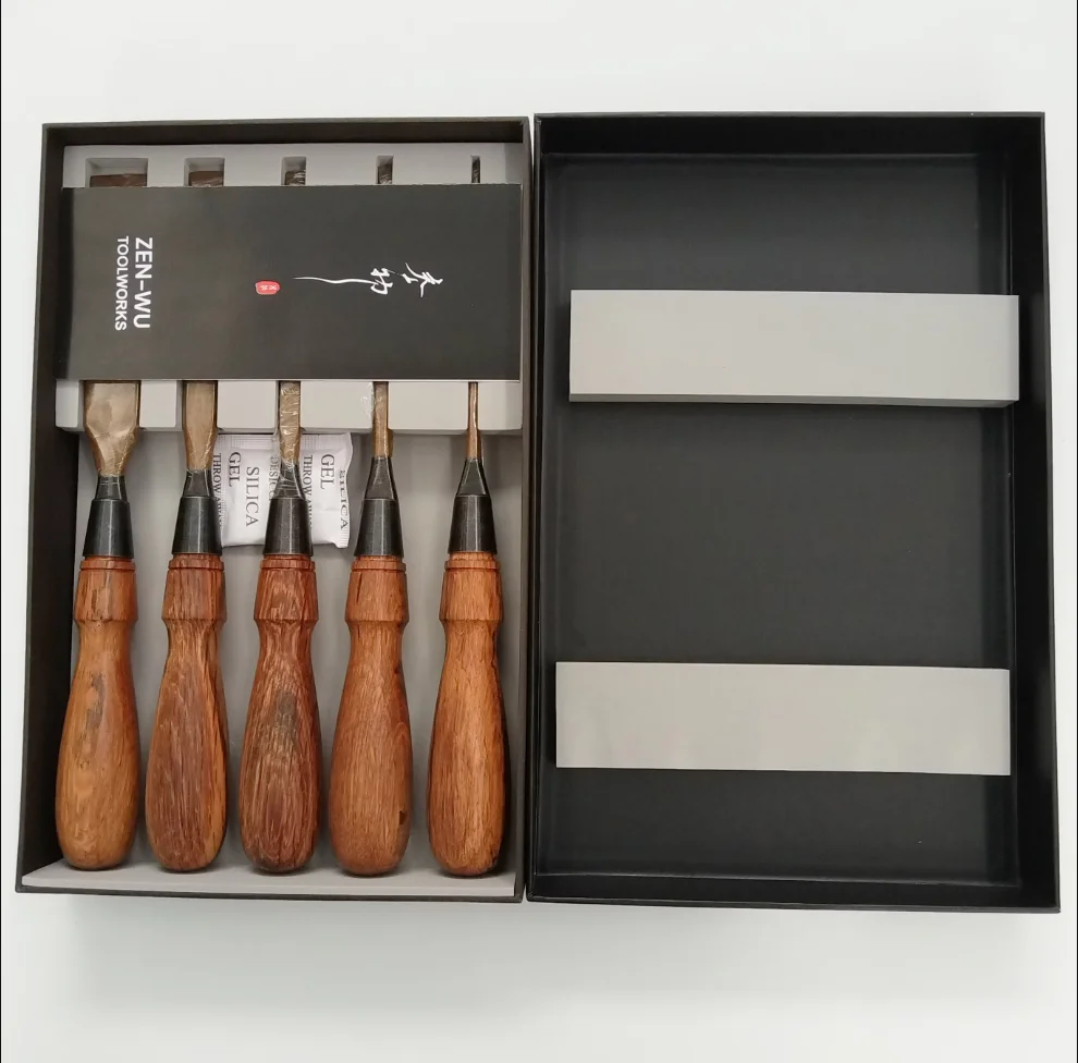 

Стамески Zen-Wu Y-2 из высокоуглеродистой стали, набор из 5 штук