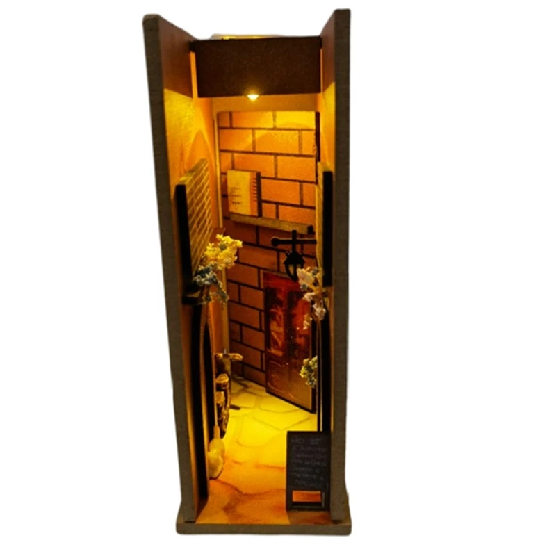 

Bookshelf Insert Box Bookends Desktop Organizer Non-Skid Bookshelf Decor for Home Room Decor Decorative Books Desk Organizer