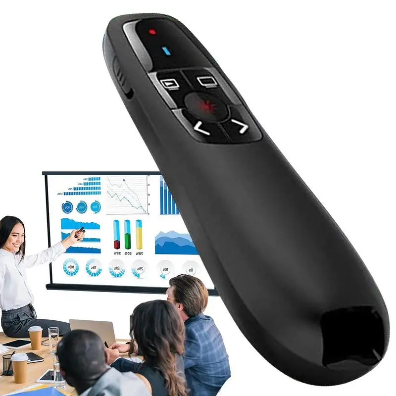 

2.4GHz Wireless Powerpoint Pen Presentation Clicker USB Remote Control Flip Presenter Pointer PPT Slide Advancer Pen