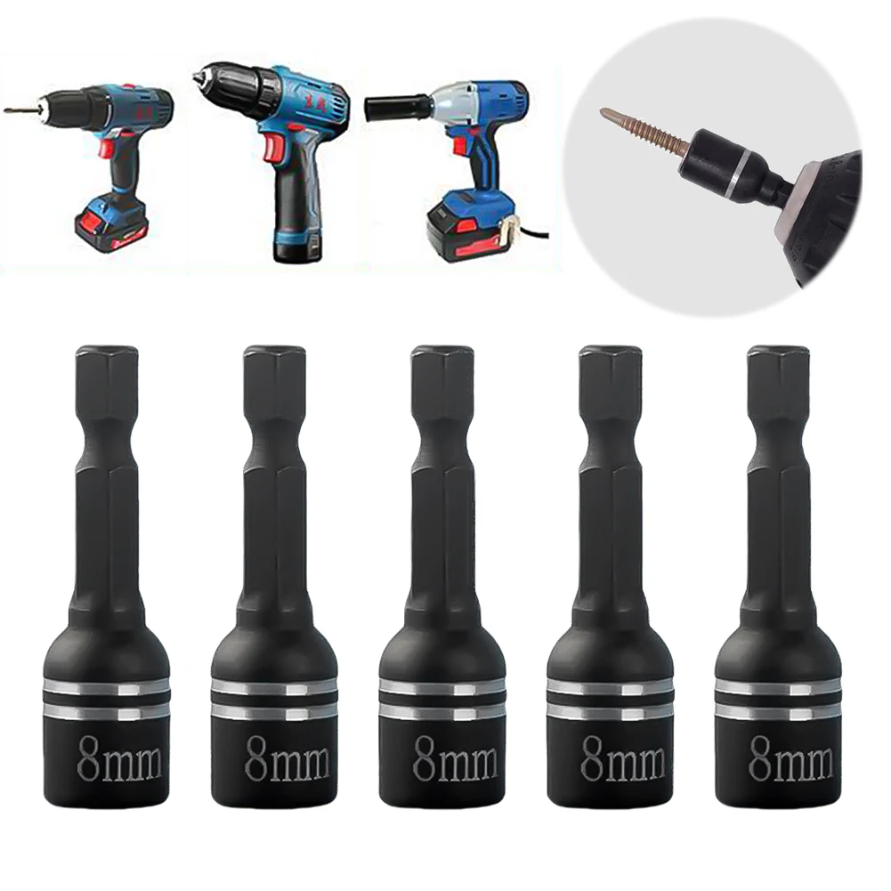 5 шт. адаптер для шестигранного хвостовика 8 х45 мм