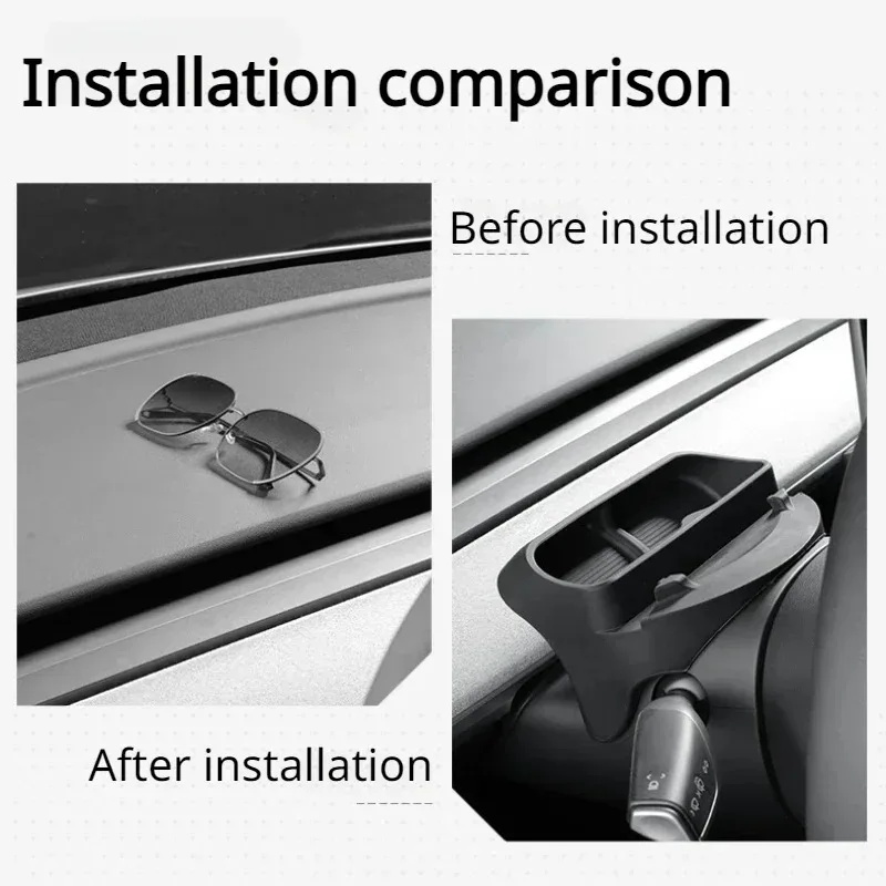 Для Tesla Model Y Многофункциональный держатель для стакана с водой Ящик хранения