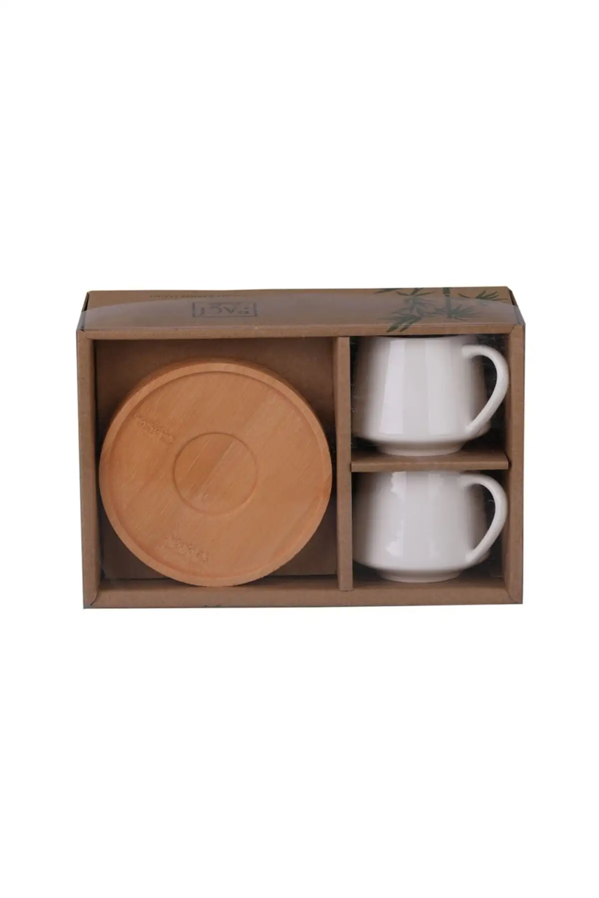 

Amazing Turkish Greek Arabic Coffee & Espresso Cup Set Bamboo 2 Psc. coffee cup por-101101