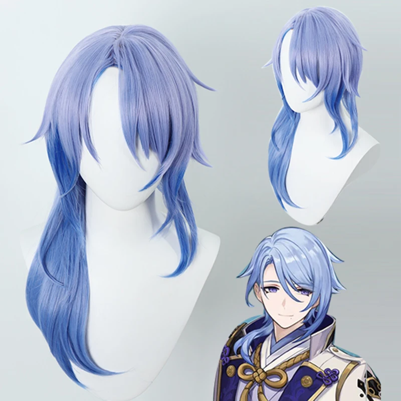 

Парик для косплея по мотивам игры Genshin Impact Kamisato Ayaka brother Ayato