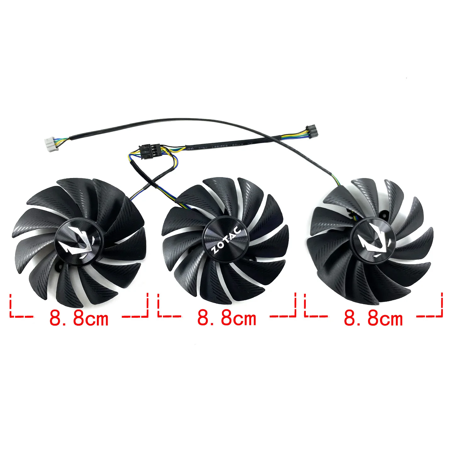 Фото GA92S2U для ZOTAC RTX 4070 4070S 4070ti 4070tiS 4080 TRINITY Замена видеокарты Вентилятор №2