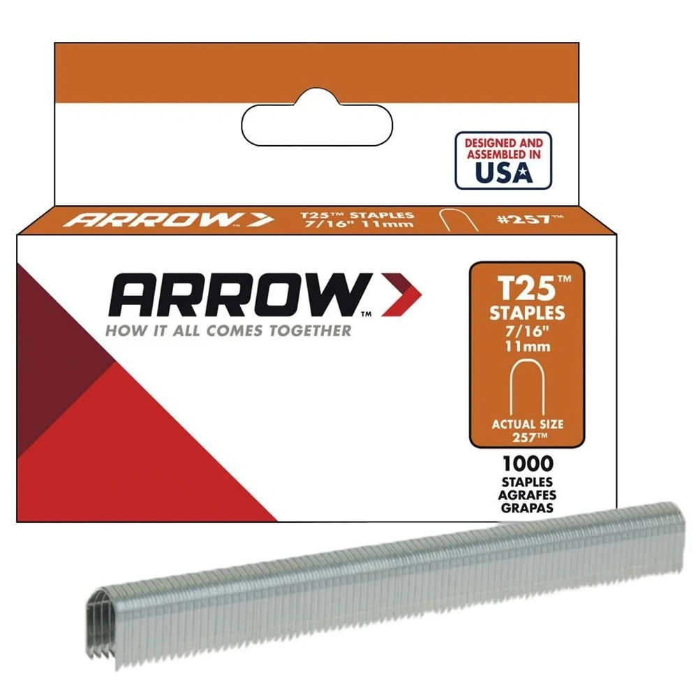 

Arrow AR257 11mm 1000 Pcs Professional U Type Staple Wire