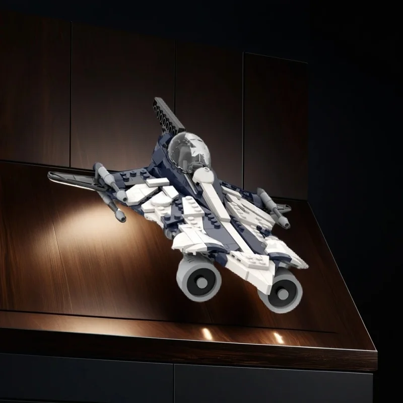 Фото 449 деталей MOC Delta 7 Aethersprite Class Star Battle: Коллекционная модель-конструктор для декора комнаты и украшения стола, подарок для взрослых №1